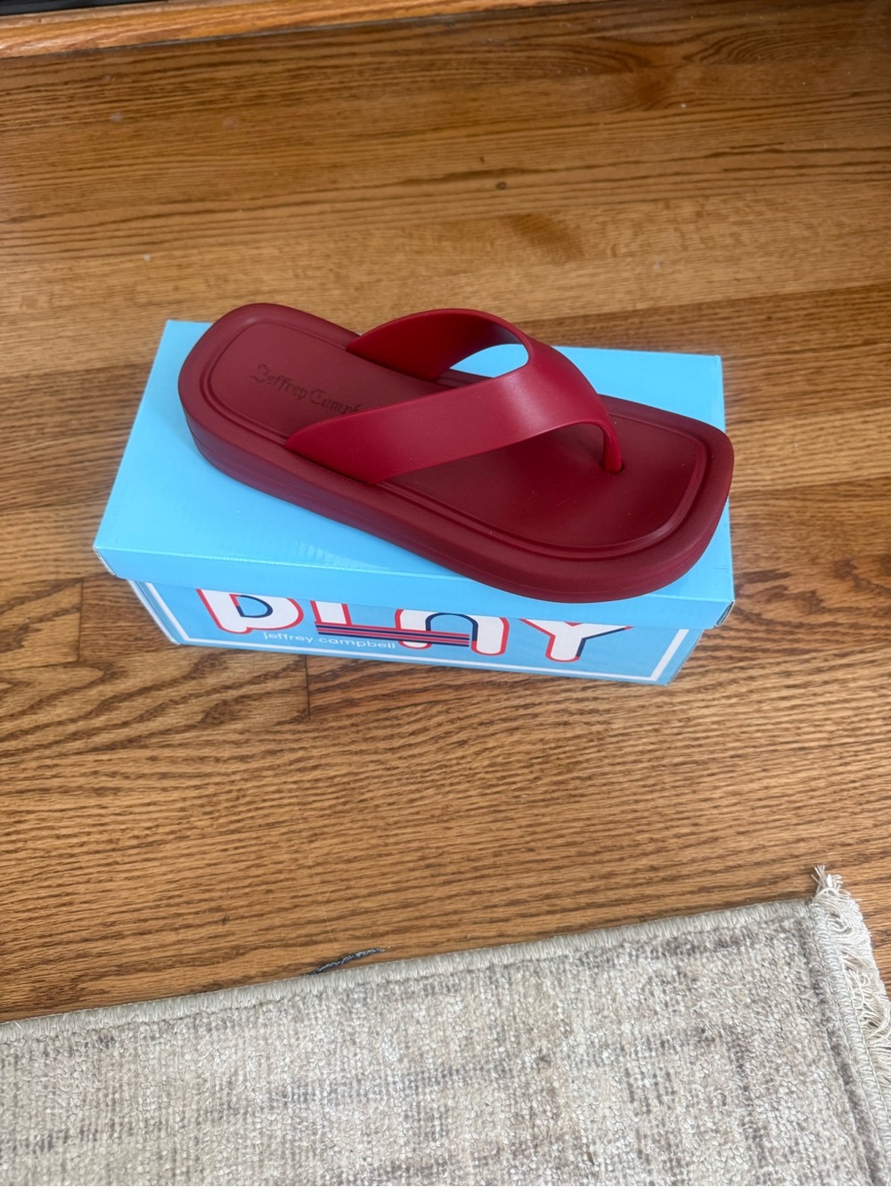 Darcie flip flop sandals Jeffrey Campbell